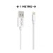 Elegant - Cavo SA50 Bianco in PVC da USB a Lightning, 1M, 2A