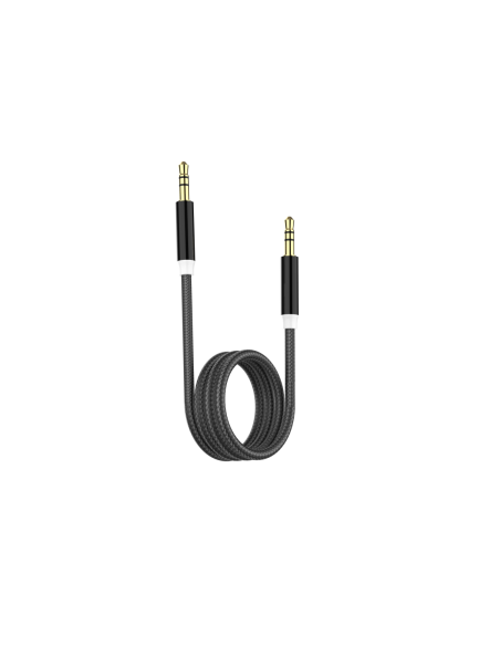 Aux - Y09 Fabric Audio Cable Jack 3.5mm 100cm