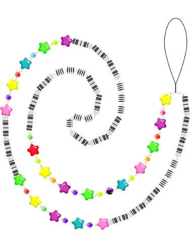 Stars - Long Phone Beads with Charms