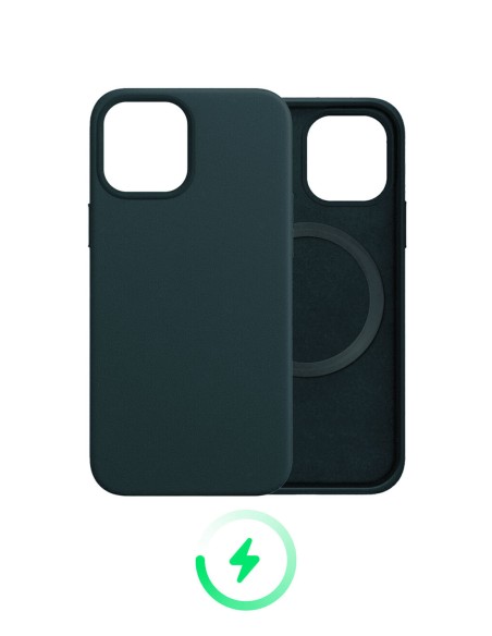 Cover in pelle MagSafe Apple iPhone colorate magnetiche ricarica wireless