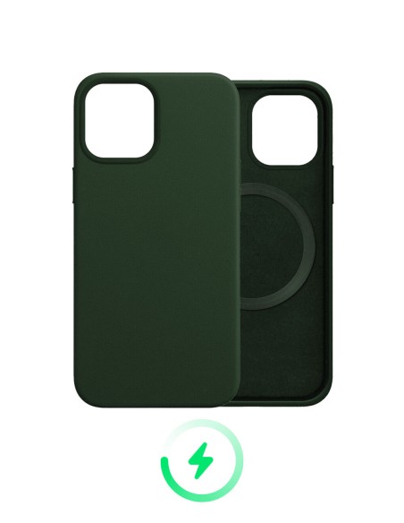 MagSafe Apple iPhone Leather Cases Coloured Magnetic Wireless Charging