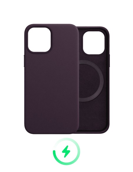 MagSafe Apple iPhone Leather Cases Coloured Magnetic Wireless Charging