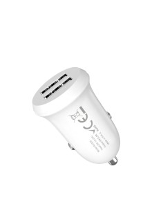 Car Charger SC300 - 2 porte USB, 2.4A White 2