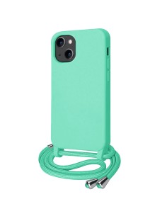 Custodia Trasparente In TPU Con Cordino Per Fairphone 6 – Verde, Regolabile, Antiurto E Con Tracolla Rimovibile