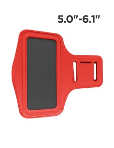 Armband - Fascia sportiva da braccio Red 5.0" - 6.1"