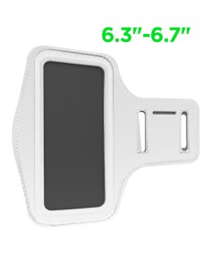 Armband - Fascia sportiva da braccio White 6.3" - 6.7"