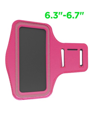 Armband - Fascia sportiva da braccio Fucsia 6.3" - 6.7"