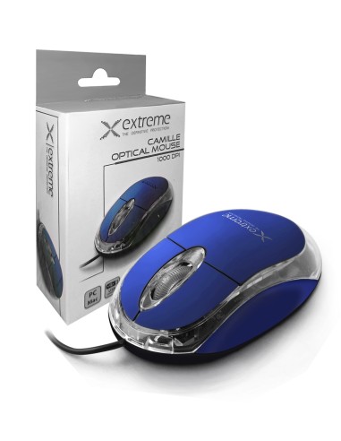 Camille - 3D Mouse / 1000 dpi with USB Cable, Blue