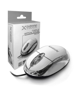 Camille - Mouse 3D / 1000 dpi con Cavo USB, Bianco