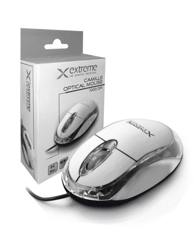 Camille - 3D Mouse / 1000 dpi with USB Cable, White