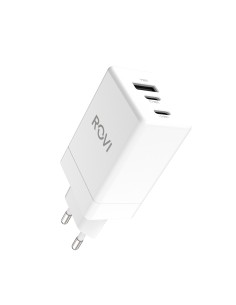 SCONTO  GaN 65W Fast Charger 2x USB-C - 1USB A