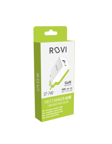 SALES GaN 65W Fast Charger 2x USB-C - 1USB A