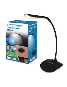 Acrux - Lampada da Tavolo Nero