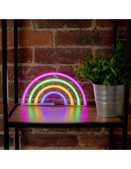 Rainbow Neon LED Lamp, Multicolour