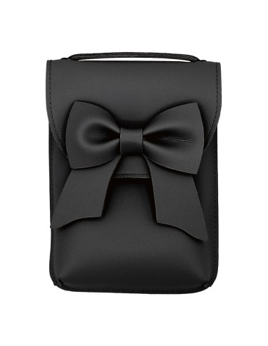 Minibag with Ribbon Universal Phone Case - Black