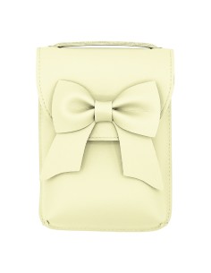 Minibag with Ribbon Universal Phone Case - White
