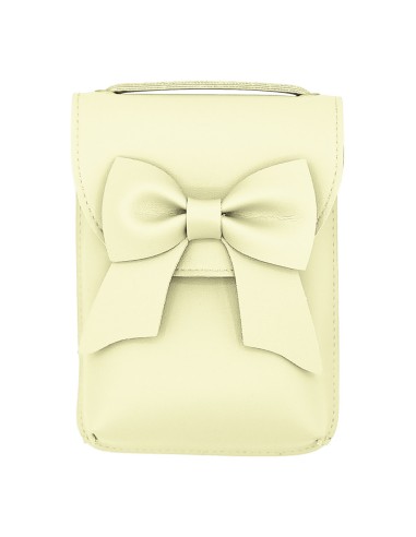 Minibag with Ribbon Universal Phone Case - White