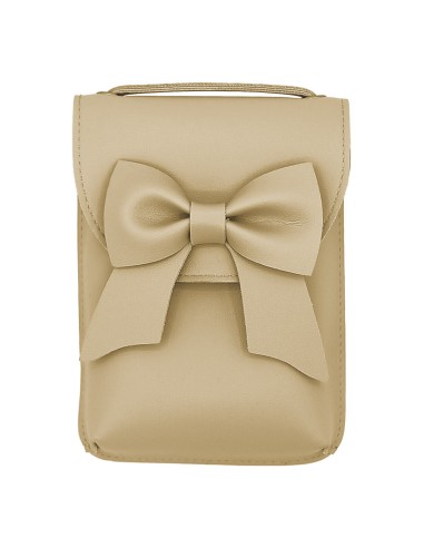 Minibag with Ribbon Universal Phone Case - Beige