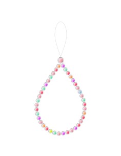 Phone Beads con perline colorate in trasparenza