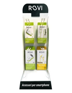 Espositore da banco con 16 smartwatch in 4 modelli diversi | Rovi Design