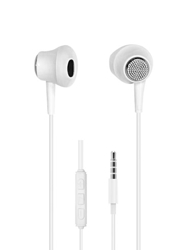 Rounds - Wired Earphones Jack 3.5mm White