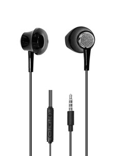 Auricolari a filo con connettore Jack 2,5mm Neri