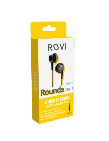 Wired earphones with Jack 2.5mm connector Black