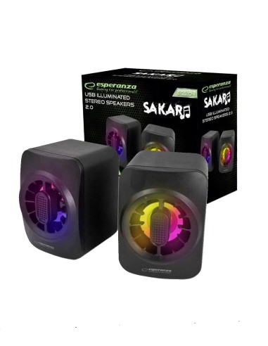 Sakara - Speaker 10W con Led Rainbow