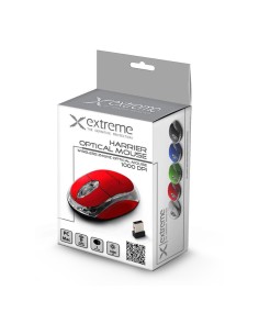Harrier - 3D Mouse / 1000 dpi Wireless USB, Red 2