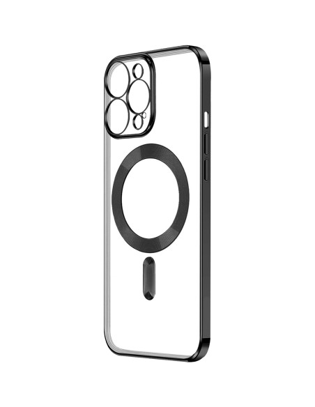 iPhone 14 Pro Max - Cover MagSafe con bordi cromati