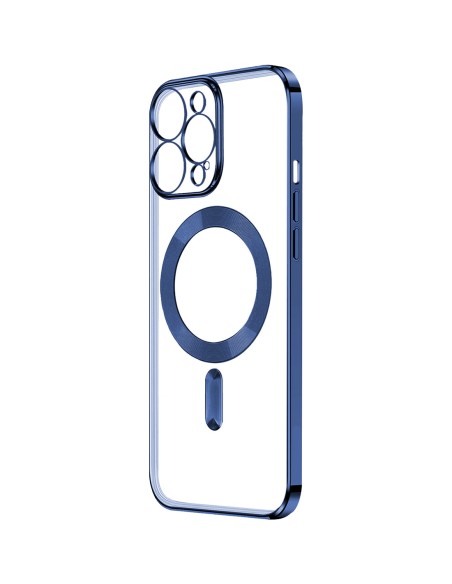 iPhone 15 - Cover MagSafe con bordi cromati