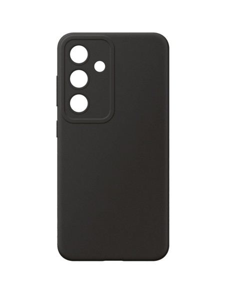 Galaxy S24 FE - Cover Morbida in Silicone Effetto Soft Touch Rivestita in Microfibra