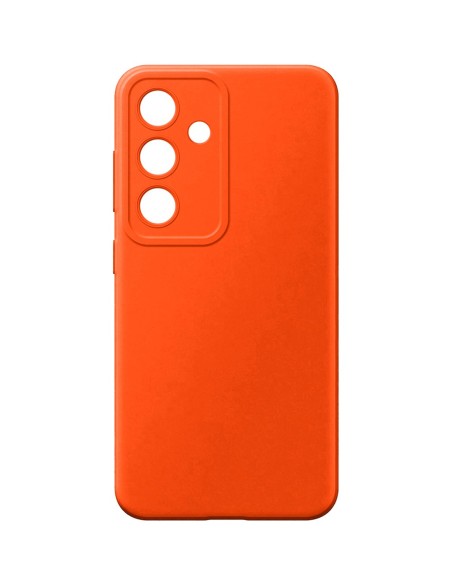 Galaxy S24 FE - Cover Morbida in Silicone Effetto Soft Touch Rivestita in Microfibra