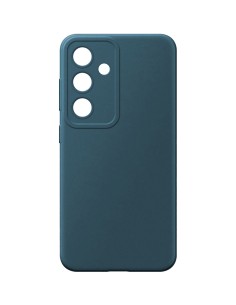 Galaxy S24 FE - Cover Morbida in Silicone Effetto Soft Touch Rivestita in Microfibra