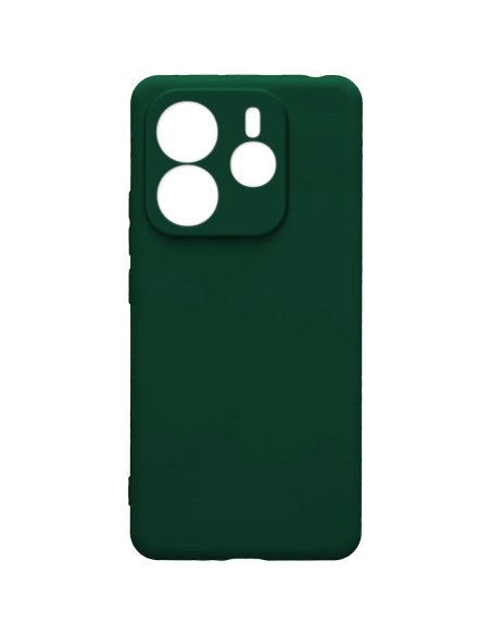 Xiaomi Redmi Note 14 - Cover Morbida in Silicone Effetto Soft Touch Rivestita in Microfibra