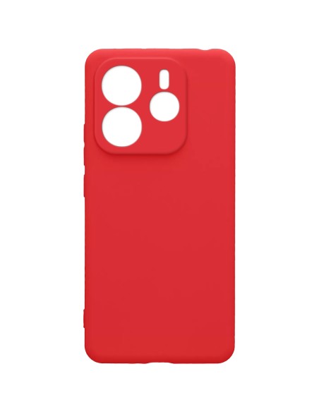 Xiaomi Redmi Note 14 - Soft Touch Effect Silicone Cover Coated in Microfibre