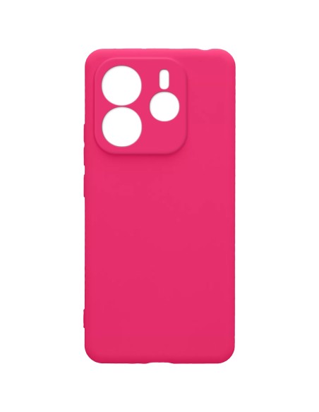 Xiaomi Redmi Note 14 - Soft Touch Effect Silicone Cover Coated in Microfibre