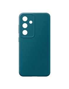 Samsung S25 - Cover Morbida in Silicone Effetto Soft Touch Rivestita in Microfibra