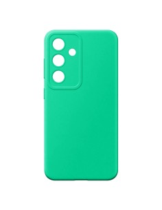 Samsung S25 - Cover Morbida in Silicone Effetto Soft Touch Rivestita in Microfibra