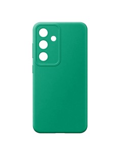 Samsung S25 - Cover Morbida in Silicone Effetto Soft Touch Rivestita in Microfibra