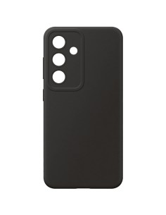 Samsung S25 Plus - Cover Morbida in Silicone Effetto Soft Touch Rivestita in Microfibra