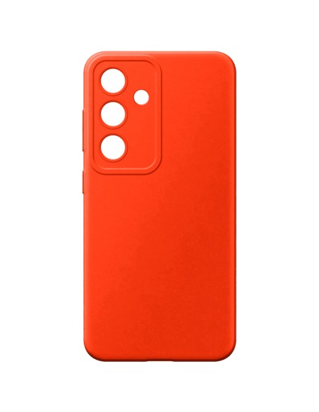 Samsung S25 Plus - Soft Touch Effect Silicone Cover Coated in Microfibre