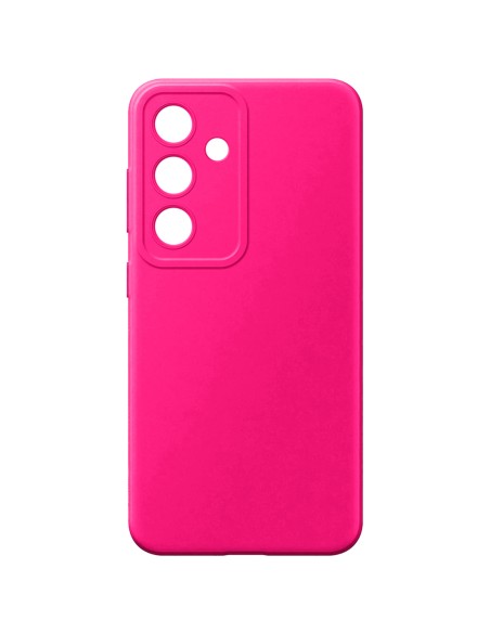 Samsung S25 Plus - Soft Touch Effect Silicone Cover Coated in Microfibre