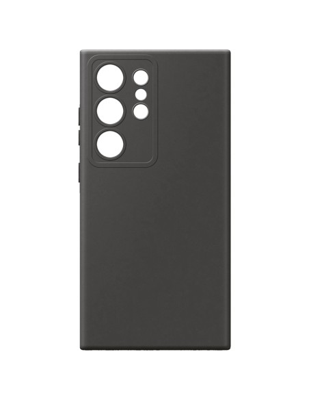 Samsung S25 Ultra - Cover Morbida in Silicone Effetto Soft Touch Rivestita in Microfibra