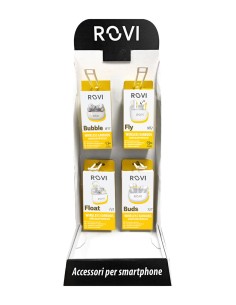 Espositore da banco con 16 smartwatch in 4 modelli diversi | Rovi Design