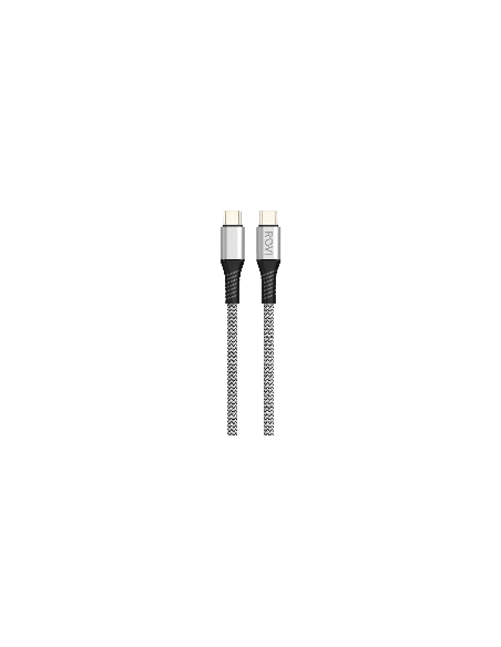 Fabric SA32 - Fabric Cable Type-C to Type-C, 1.5M, 60W, Silver