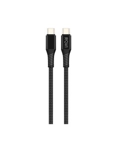 Fabric SA32 - Fabric Cable Type-C to Type-C, 1.5M, 60W, Black