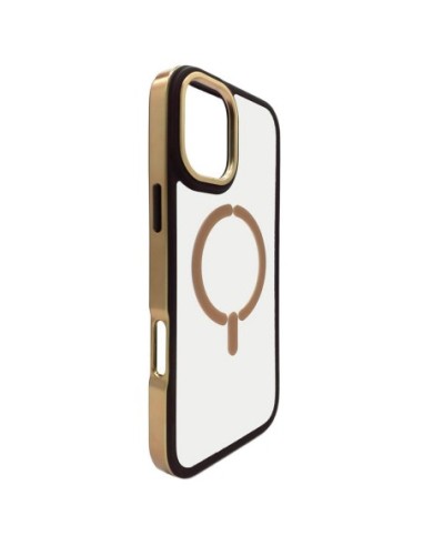 Rovi Mag-Metal cover magsafe for  Iphone 15 Gold