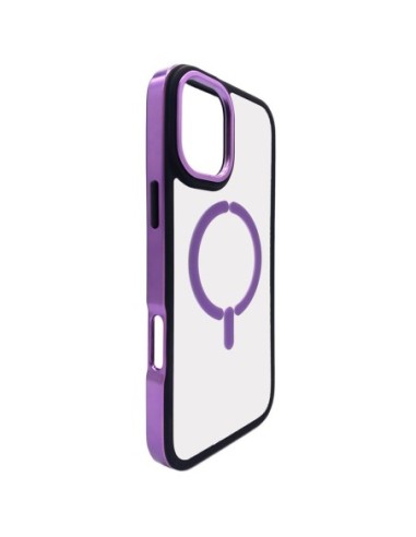 Rovi Mag-Metal cover magsafe for  For iPhone 16 Violet