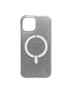 Rovi Mag-Glitter  Rovi Mag-GlitteriPhone 15 - Cover MagSafe glitterata Silver